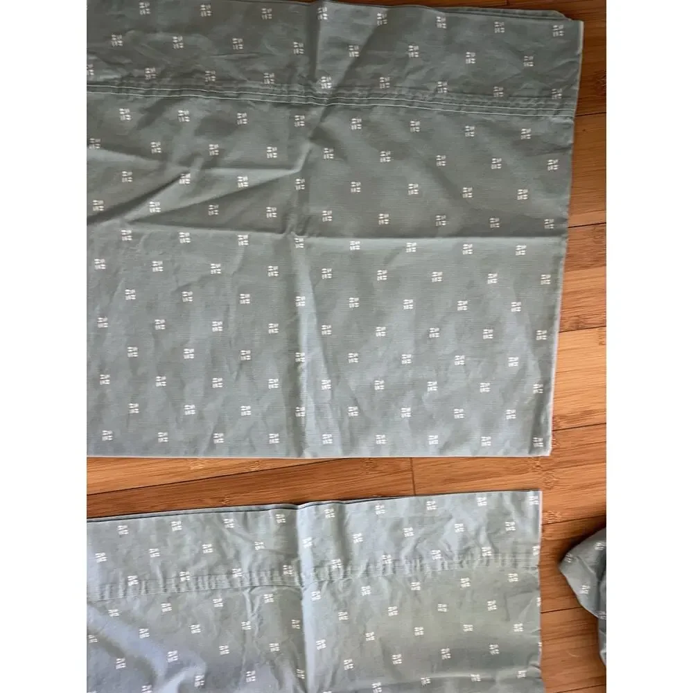 Threshold 100% Organic Cotton 4-Piece Sheet Set Full Size Sage Green Performanc
